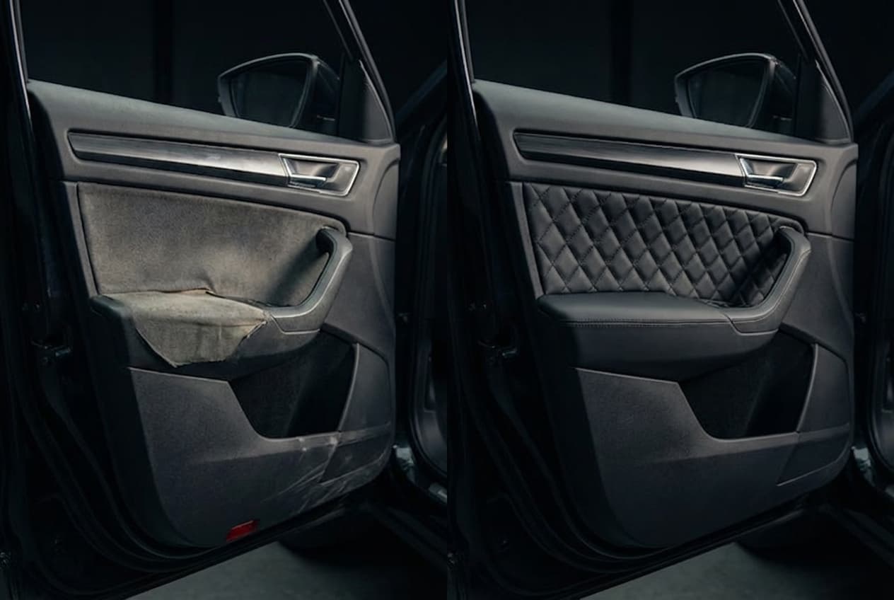 Перетяжка дверных карт