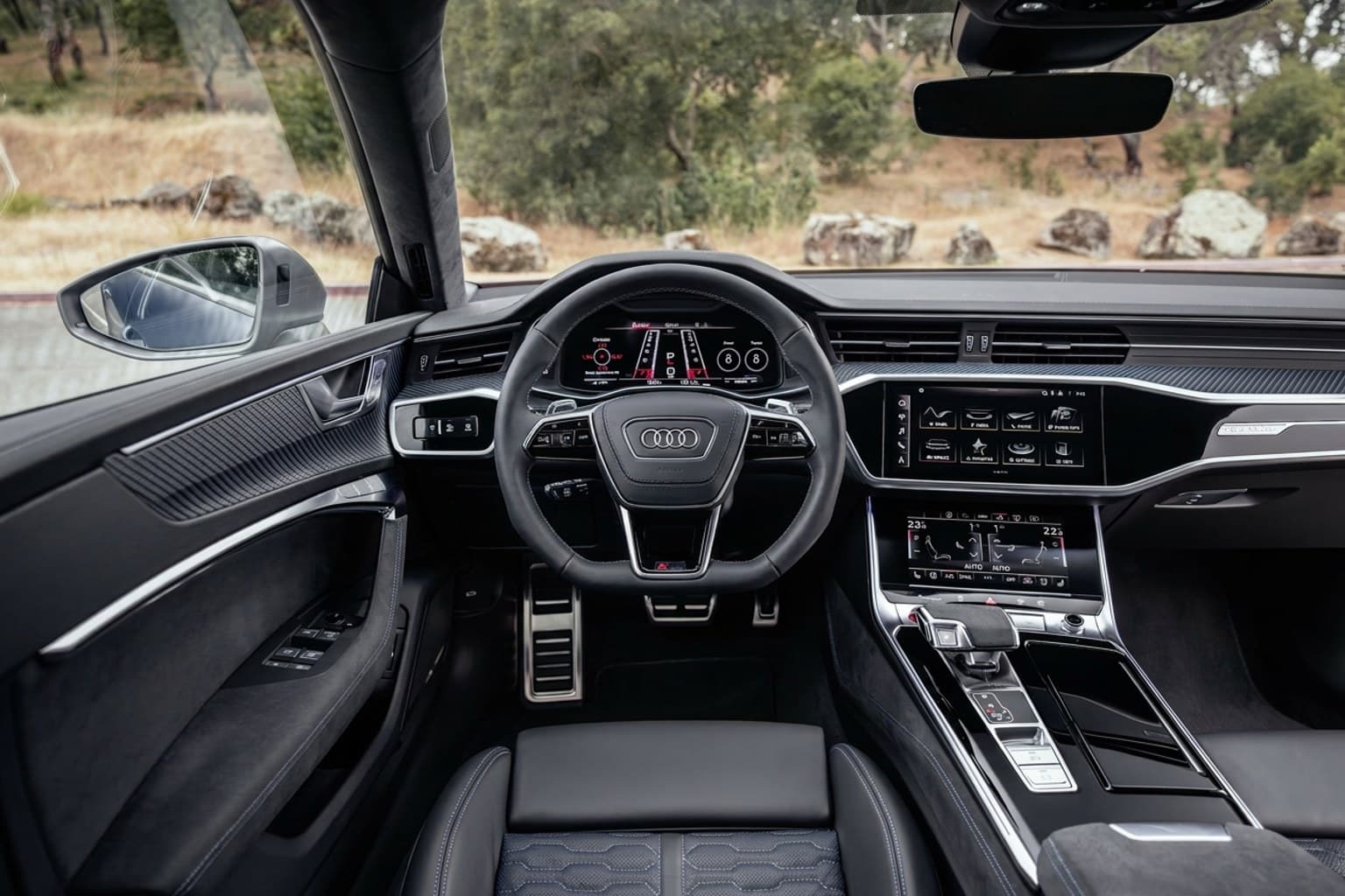 Салон Audi S7 — ремонт шторок люка | Автоателье BIRSON СПб