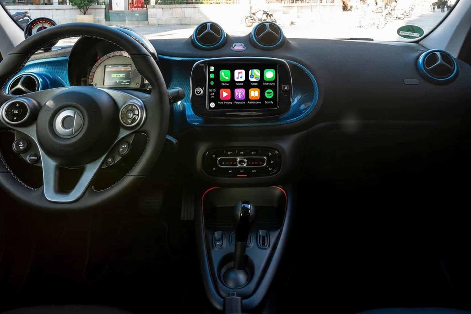 Салон Smart Forfour — покраска руля | Автоателье BIRSON СПб