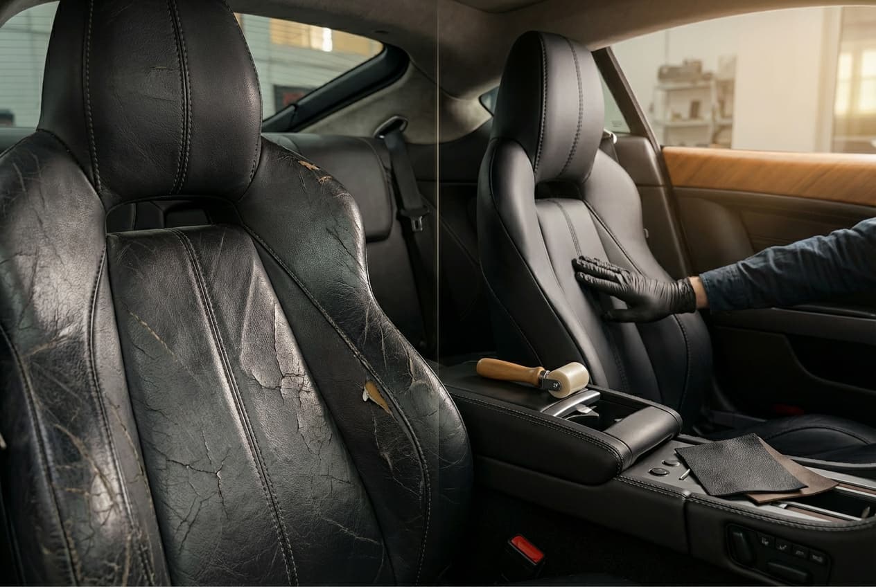 Перетяжка сидений