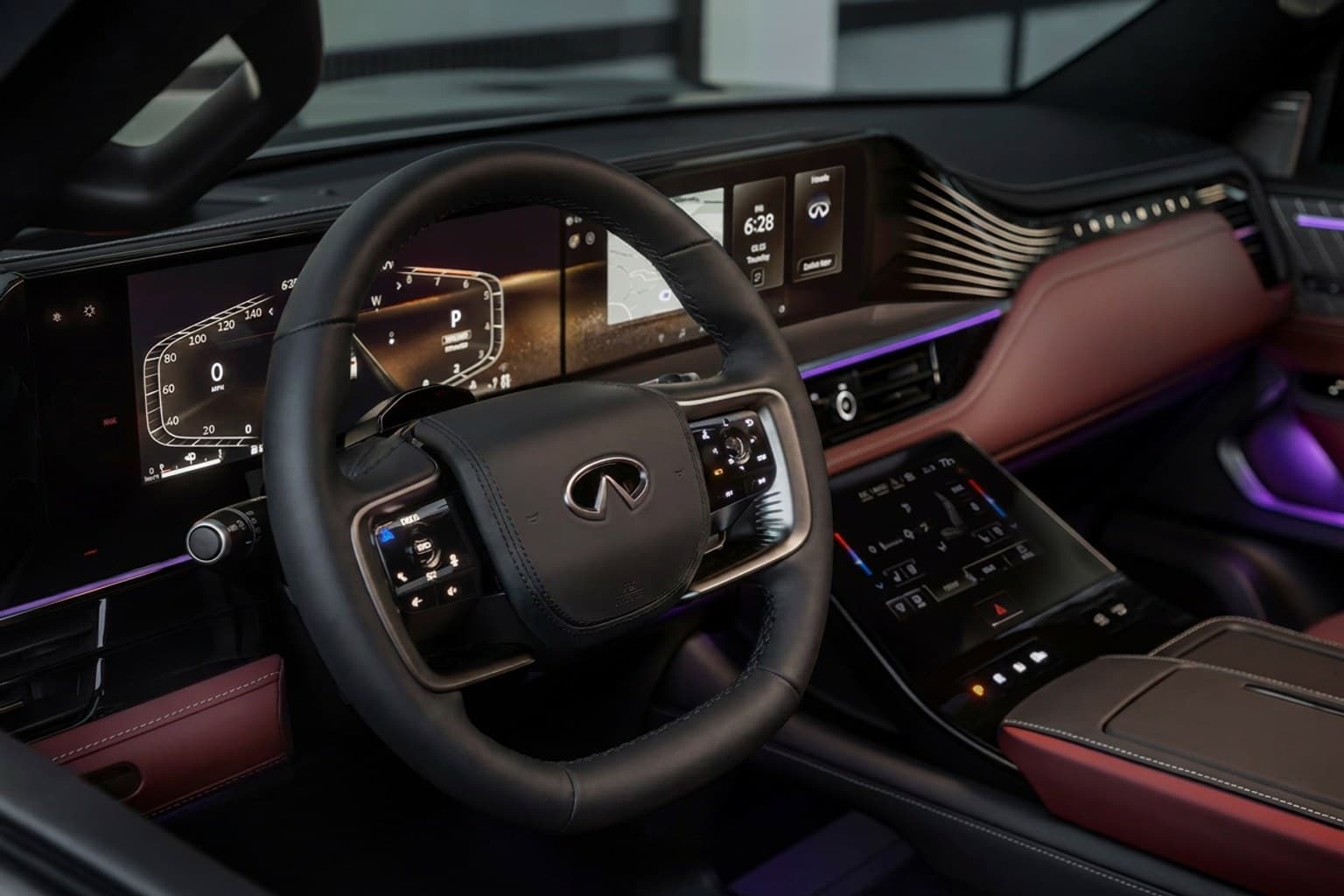 Салон Infiniti QX80 — предпродажная подготовка салона | Автоателье BIRSON СПб