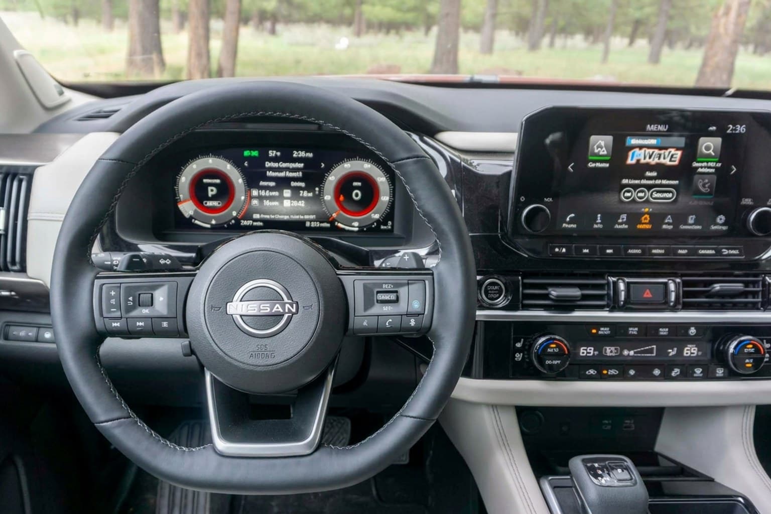 Салон Nissan Pathfinder — ремонт шторок люка | Автоателье BIRSON СПб
