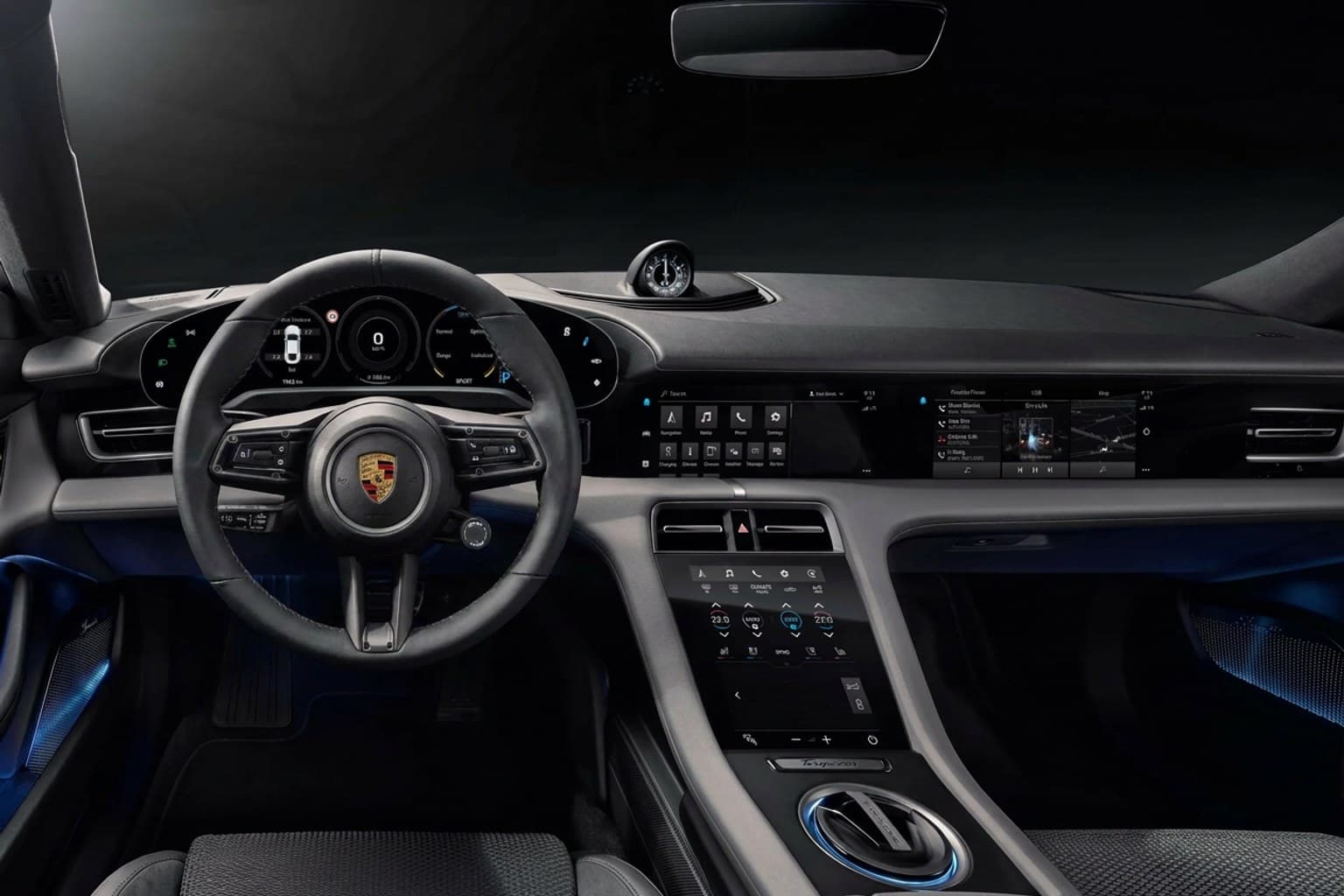 Салон Porsche Taycan — предпродажная подготовка салона | Автоателье BIRSON СПб