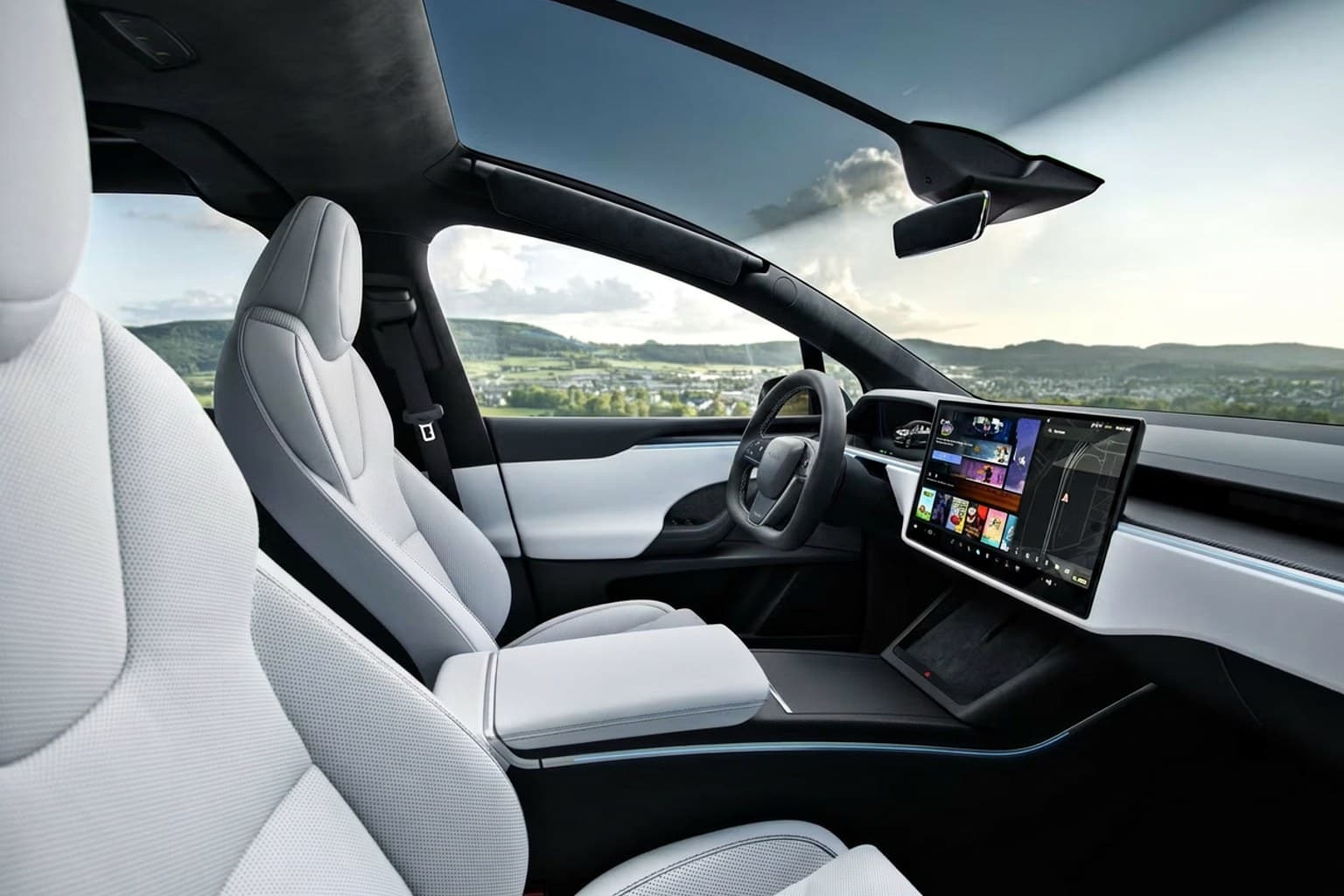 Салон Tesla Model X — предпродажная подготовка салона | Автоателье BIRSON СПб
